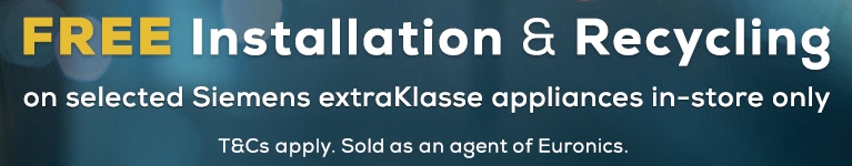 Siemens extraKlasse Free Installation & Recycling